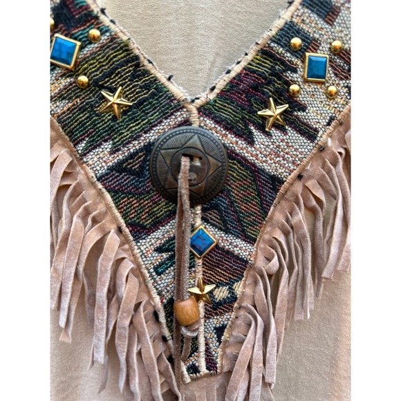 Vintage Womens Westen style Cactus tag one size all fits LARGE - Picture 5 of 6